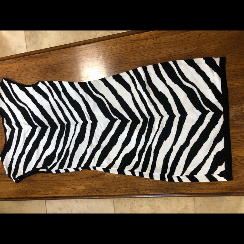 Zebra print dress